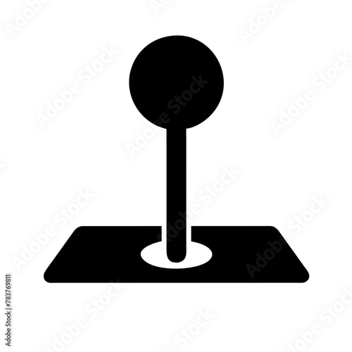 Penalty Spot icon vector graphics element silhouette sign symbol illustration on a Transparent Background 
