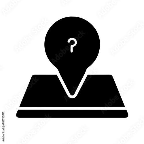Penalty Spot icon vector graphics element silhouette sign symbol illustration on a Transparent Background 