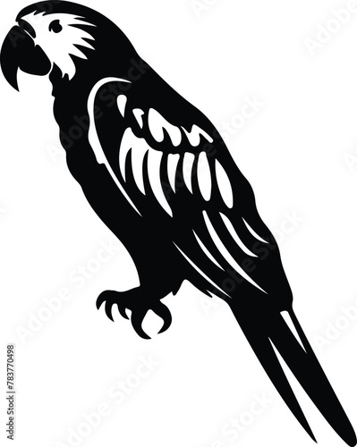 macaw silhouette