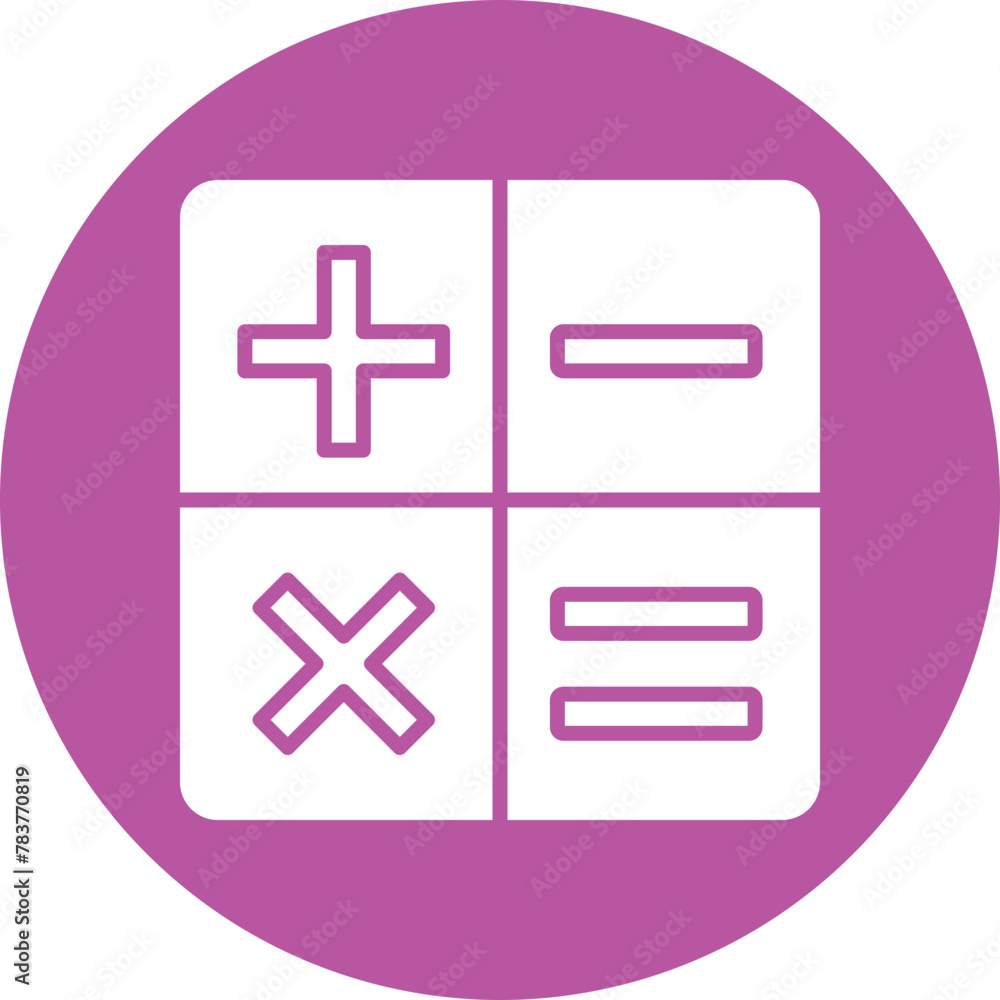 Obraz premium Mathematics Icon