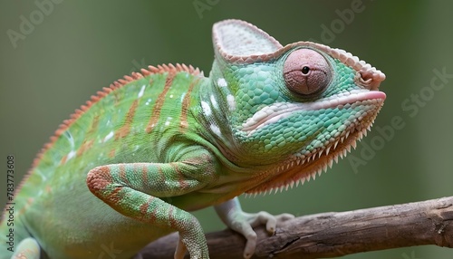A-Chameleon-With-Its-Tongue-Flicking-Out-To-Catch- 2 © Bazigh