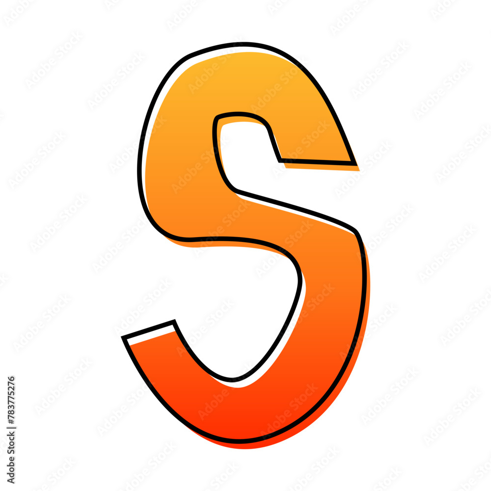 Doodle font two tone vector alphabets Doodle font two tone vector alphabets