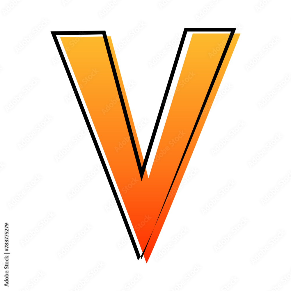 Doodle font two tone vector alphabets Doodle font two tone vector alphabets