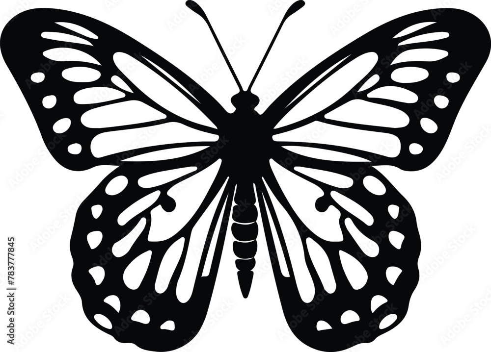 Oregon silverspot butterfly silhouette Oregon silverspot butterfly silhouette