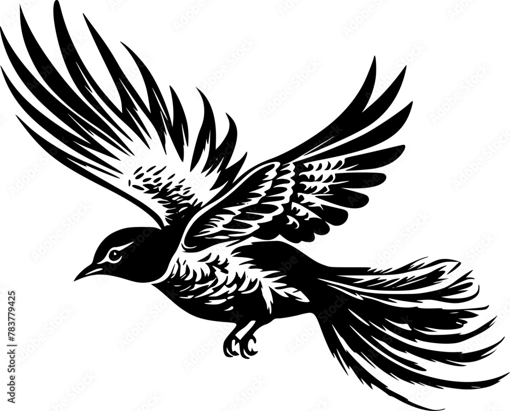 Obraz premium Bird - High Quality Vector Logo - Vector illustration ideal for T-shirt graphic