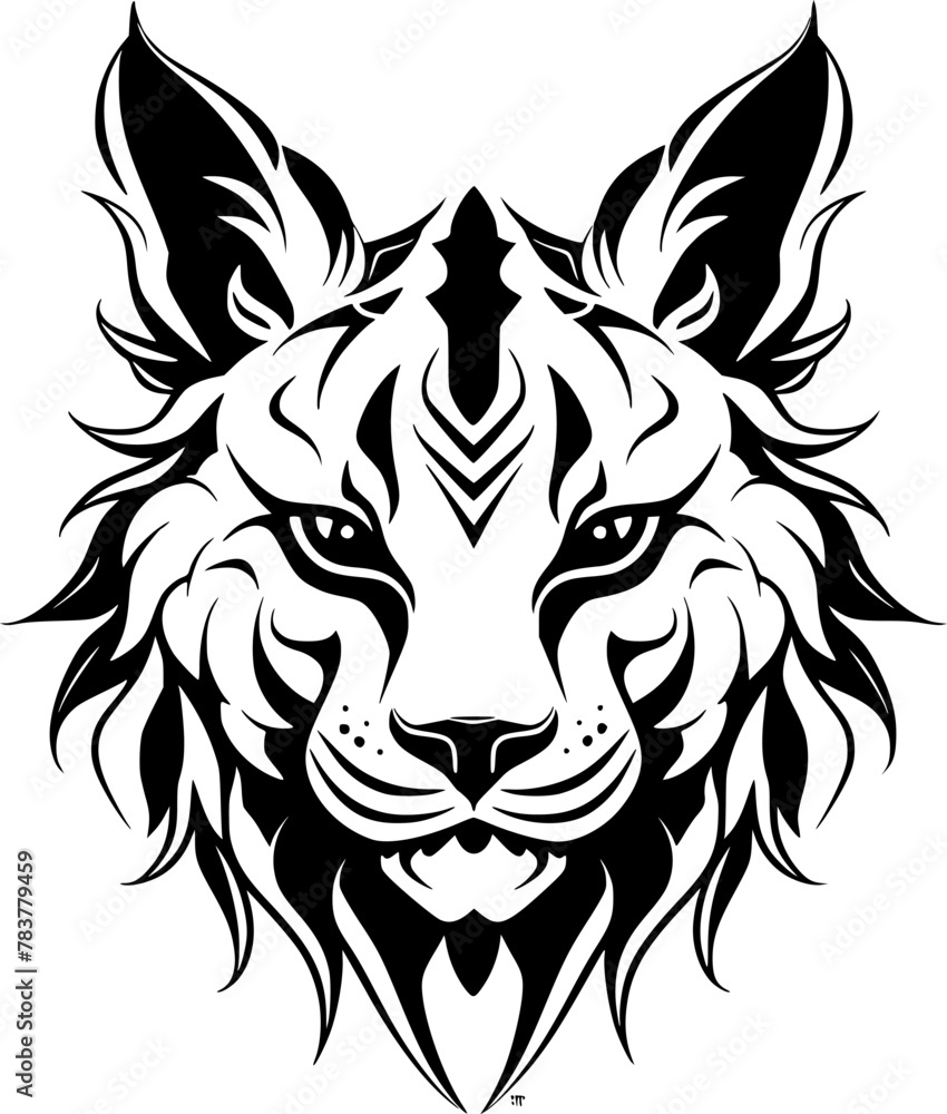 Fototapeta premium Lynx - Minimalist and Flat Logo - Vector illustration