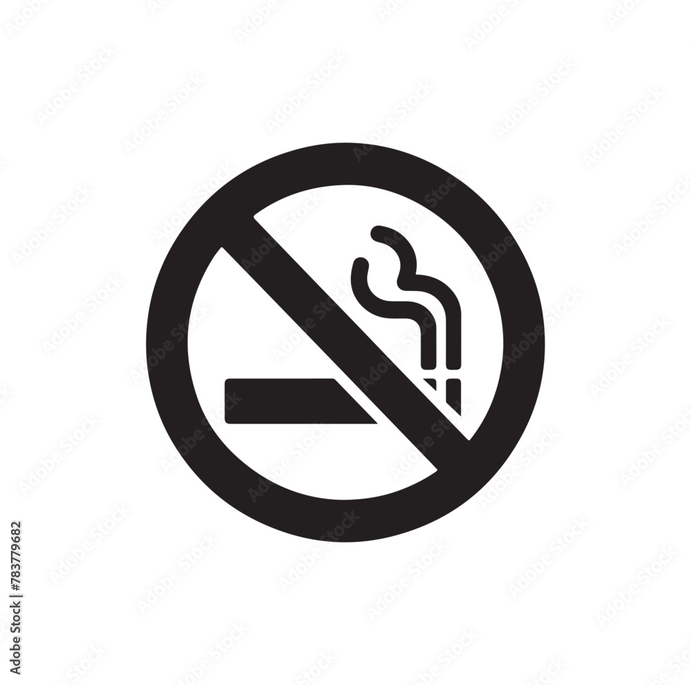 no Smoking icon vector, illustration logo template no Smoking icon vector, illustration logo template