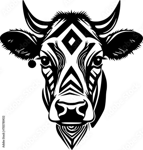 Cow - High Quality Vector Logo - Vector illustration ideal for T-shirt graphic