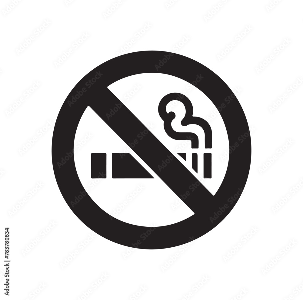 no Smoking icon vector, illustration logo template no Smoking icon vector, illustration logo template