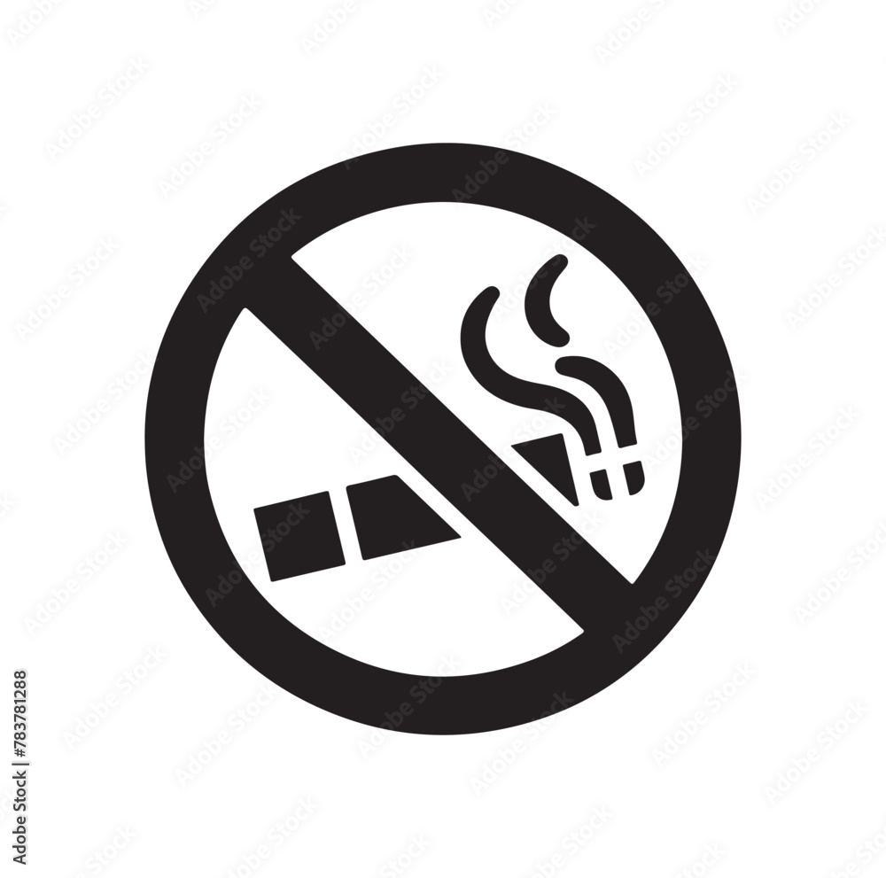 no Smoking icon vector, illustration logo template no Smoking icon vector, illustration logo template