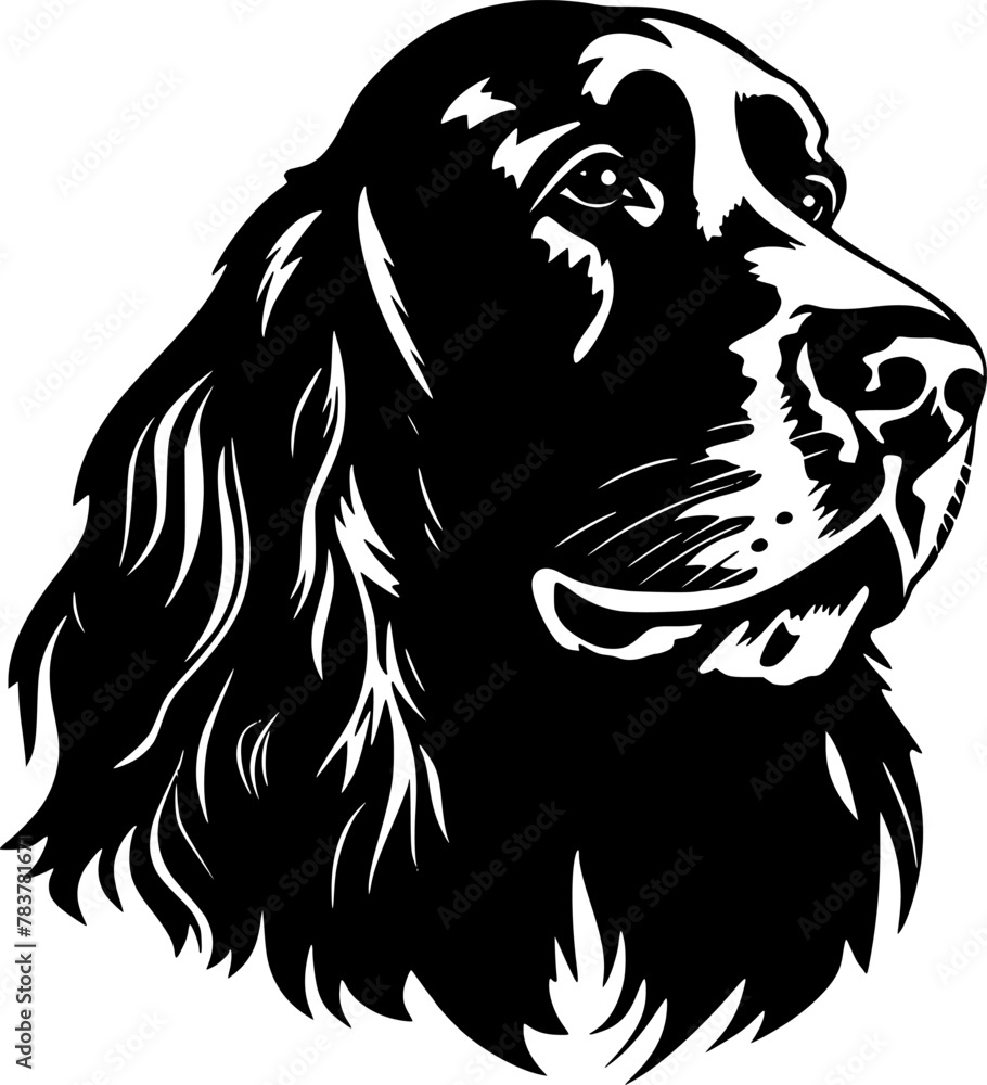 Cocker Spaniel | Minimalist and Simple Silhouette - Vector illustration Cocker Spaniel | Minimalist and Simple Silhouette - Vector illustration