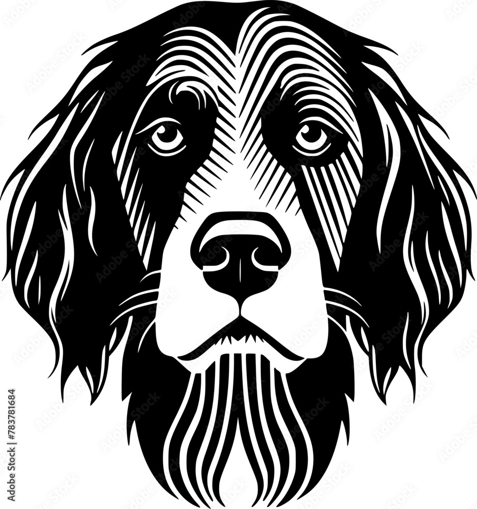 Fototapeta premium Dog - High Quality Vector Logo - Vector illustration ideal for T-shirt graphic