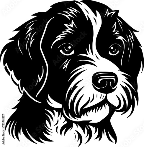 Wallpaper Mural Terrier - High Quality Vector Logo - Vector illustration ideal for T-shirt graphic Torontodigital.ca