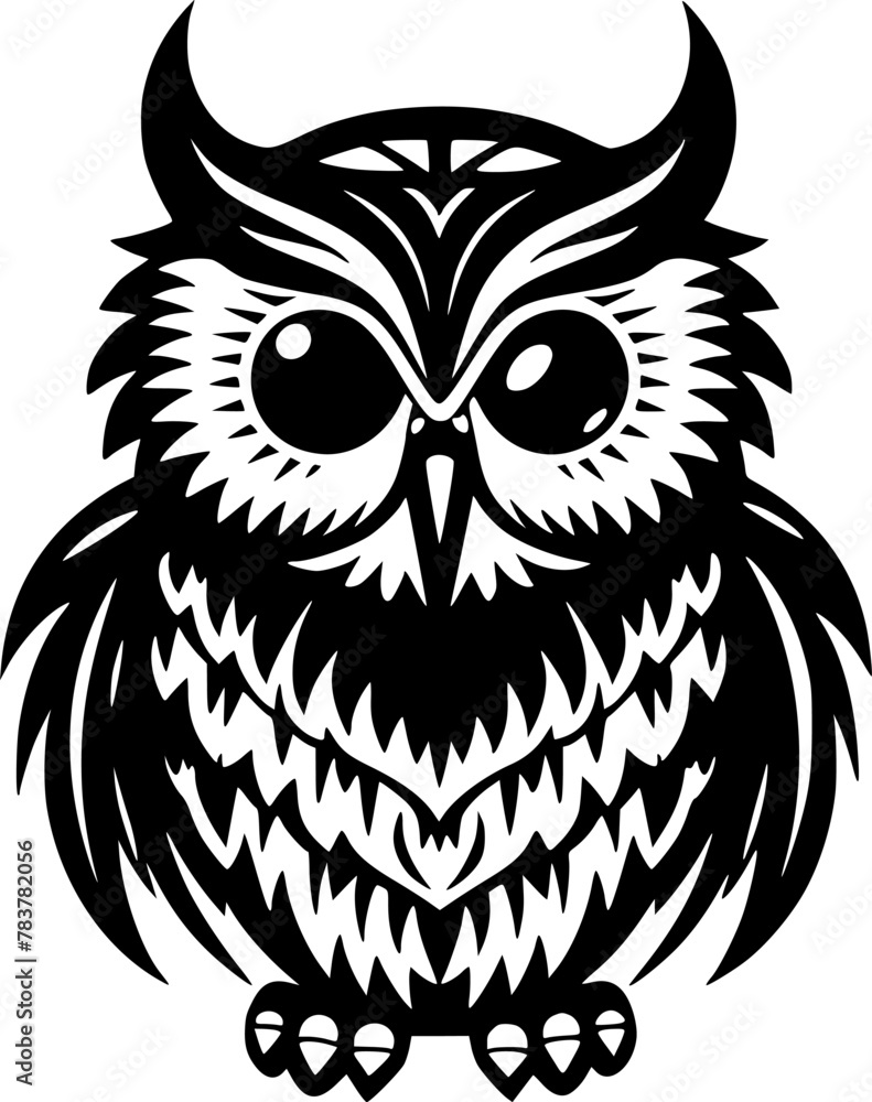 Owl Baby - High Quality Vector Logo - Vector illustration ideal for T-shirt graphic Owl Baby - High Quality Vector Logo - Vector illustration ideal for T-shirt graphic
