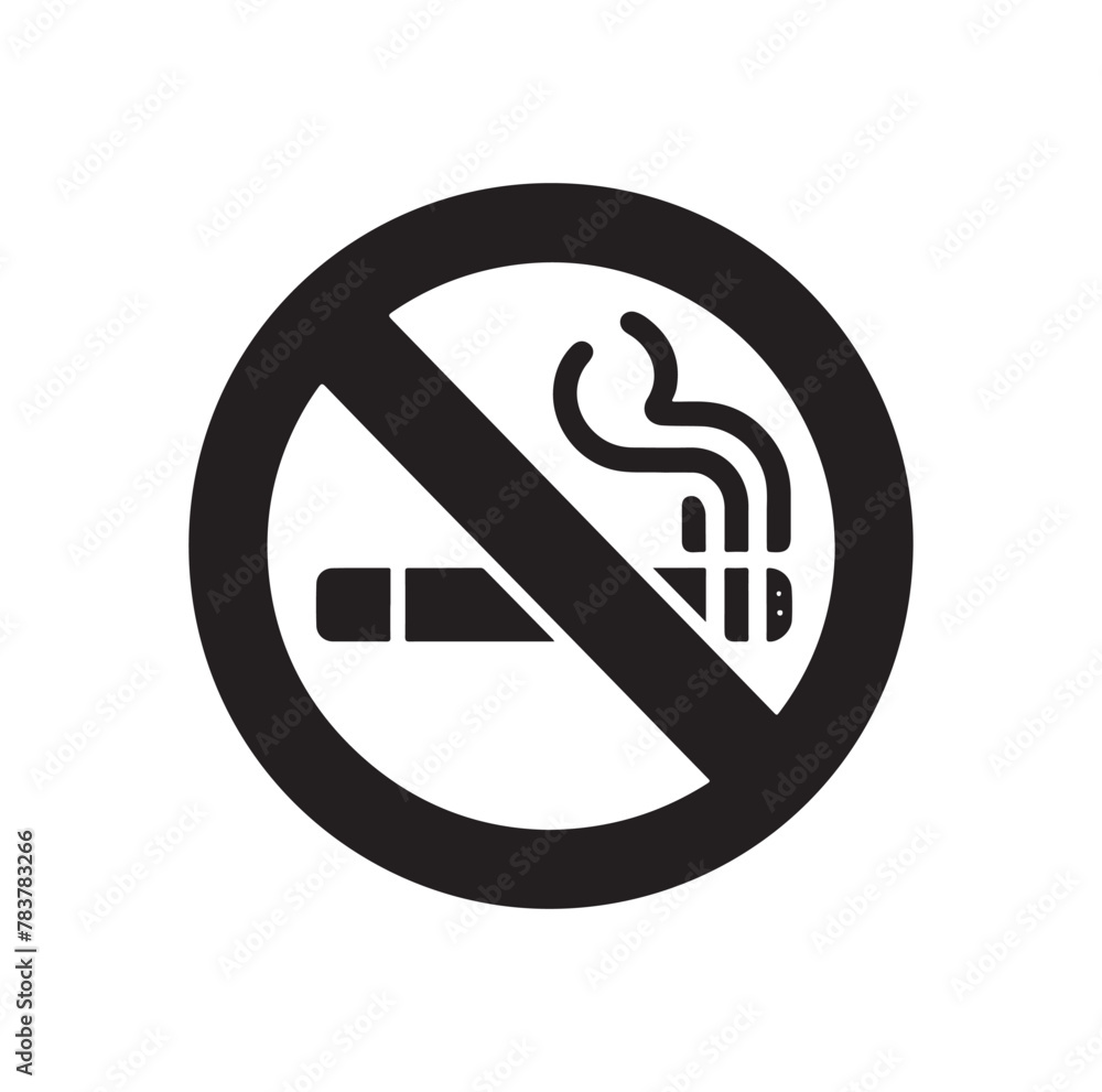 no Smoking icon vector, illustration logo template no Smoking icon vector, illustration logo template