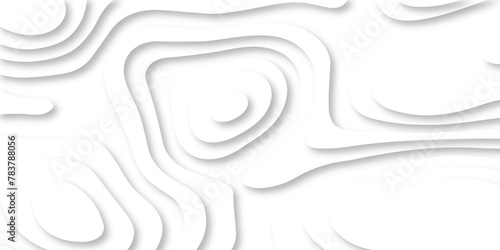 Vector topographic Gray and white wave Seamless abstract white papercut background 3d realistic design use for ads banner and advertising print design 3d topography relief.