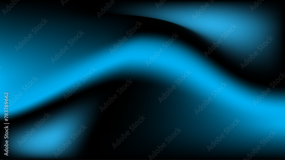 Blue Light and Black Color Background