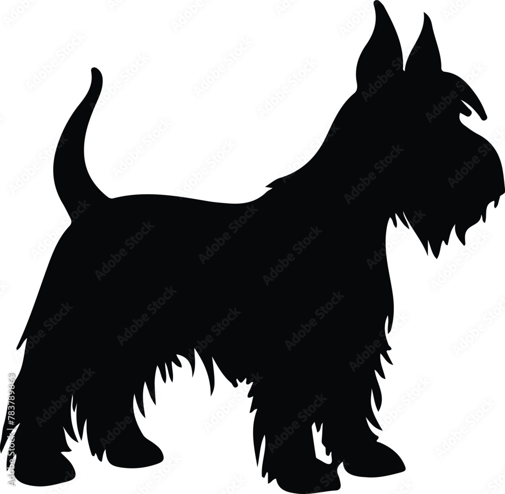 Scottish terrier silhouette