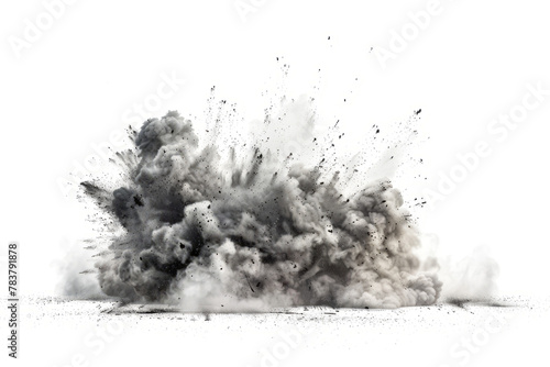 Dust Bombs on white background