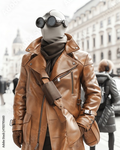 Steampunk convention, retrofuturistic style, inventive creations, quirky and imaginative