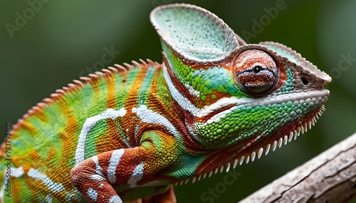 A-Chameleon-With-Its-Skin-Textured-Like-Rough-Bark- 3 © Minha
