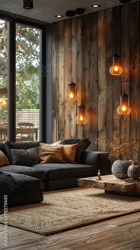 modern bright living room design