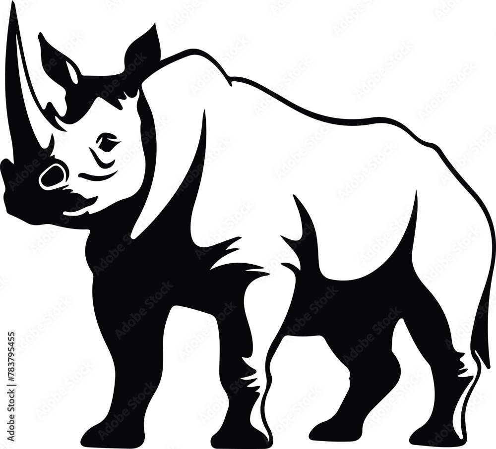 Obraz premium Torosaurus silhouette