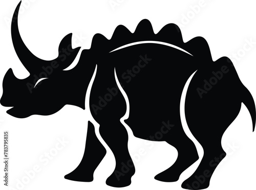 Triceratops silhouette