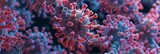 Influenza virus cells background
