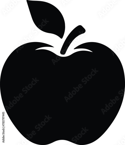 apple silhouette photo