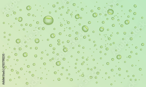 Water bubbles set. Air water bubbles   wallpaper. Water drops pattern.
