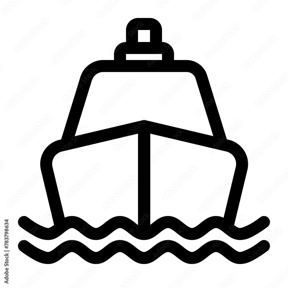 icon yacht high quality black style pixel perfect icon yacht high quality black style pixel perfect