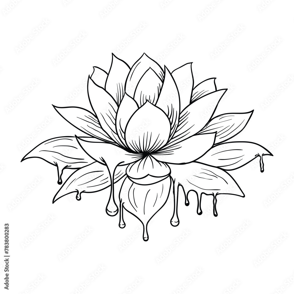 Hand Drawing style of lotus flower vector.
It is suitable for flower or plant icon, sign or symbol. Hand Drawing style of lotus flower vector.
It is suitable for flower or plant icon, sign or symbol.