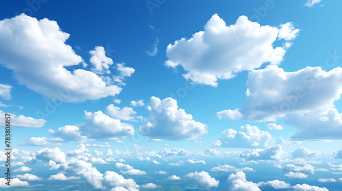 Beatiful sky with comolus clouds © DesignBee