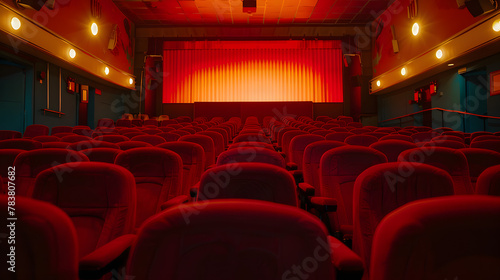 Big cinema with red socks