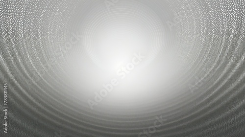 Circular design in shades of white and gray on a textured background. Generative AI