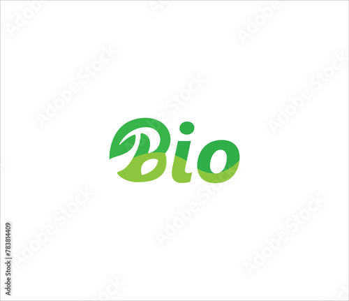 bio logo design vector design, bio icon logo design