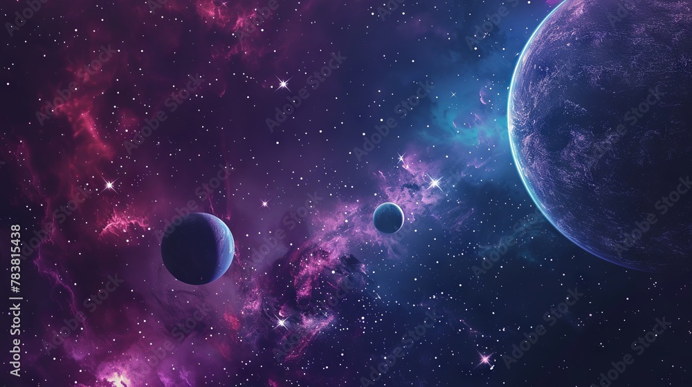 Space concept wallpaper design Space concept wallpaper design