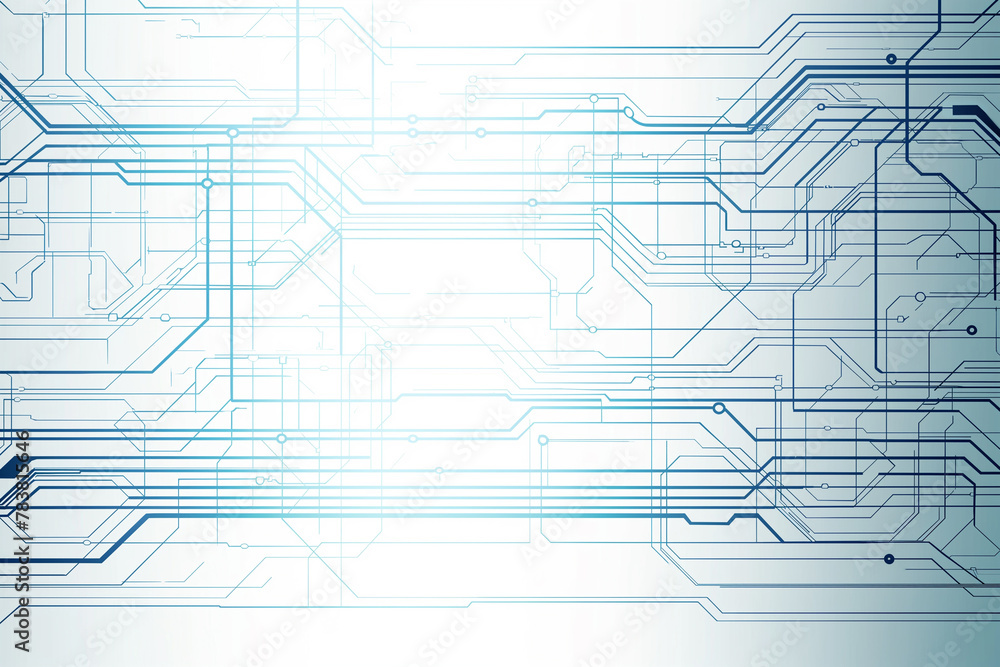 Abstract illustration of data flow on circuit, white digital cyberspace concept. Background, wallpaper. Abstract illustration of data flow on circuit, white digital cyberspace concept. Background, wallpaper.
