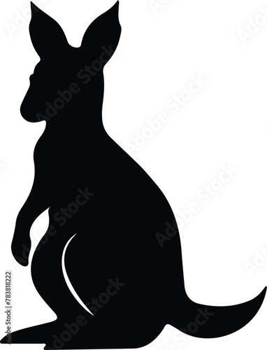 wallaby silhouette photo