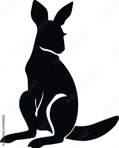 wallaby silhouette