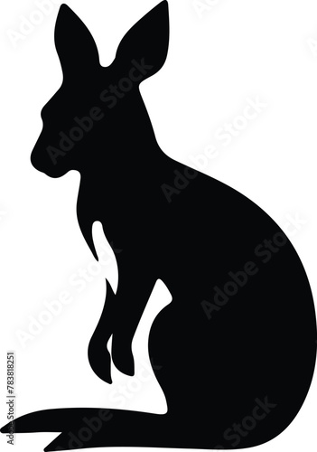 wallaby silhouette