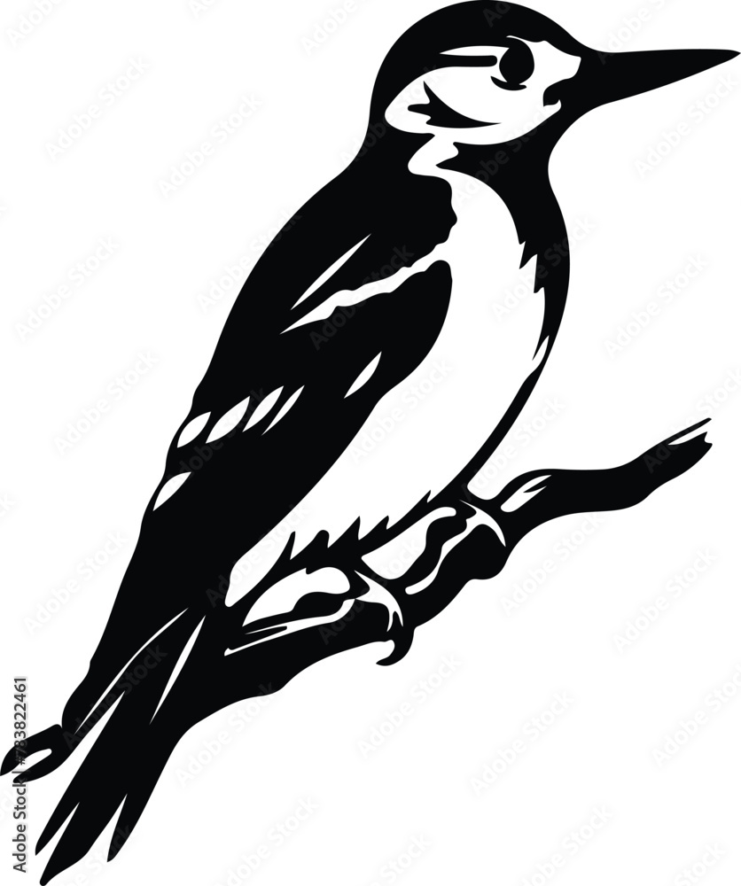 woodpecker silhouette
