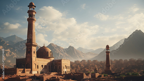 minar e pakistan off pakistan with badshai mosque --ar 16:9 --v 5.2 Job ID: 263cfb1d-d27a-4893-b6b0-1826f3eab8e8