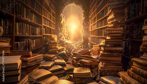 world where books are the sole source of knowledge photo