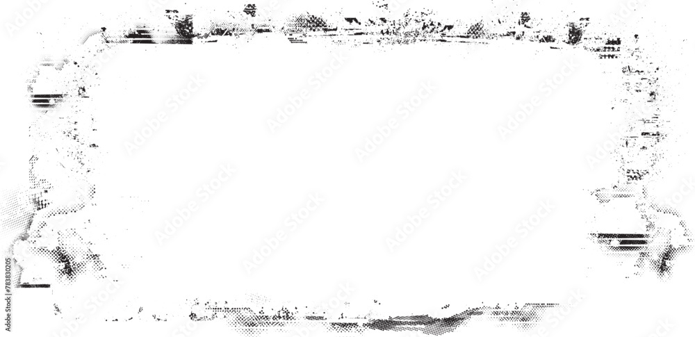 Glitch distorted grange frame . Noise grungy banner . Trendy defect error shapes . Glitched frame .Grunge textured . Distressed effect .Vector shapes Glitch distorted grange frame . Noise grungy banner . Trendy defect error shapes . Glitched frame .Grunge textured . Distressed effect .Vector shapes