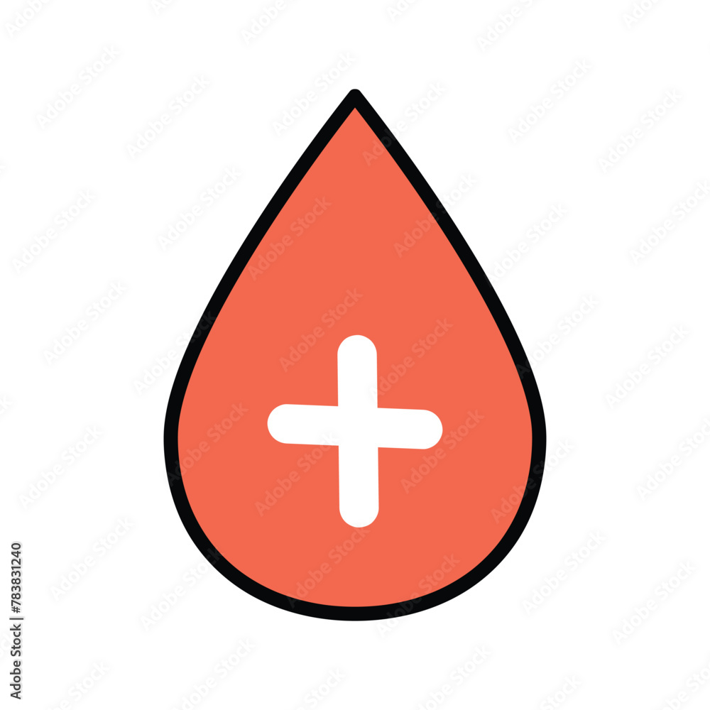 Obraz premium blood drop - set of pharmacy icons that include symbols for medicine, bandages, medication, prescriptions, treatments, health, and syringes, in vector format for easy customization