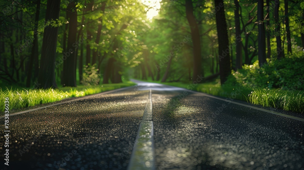 Road Forest, Road in the forest, A highway road passes through a forest, blurred lens flare light, sunlight morning, sun rising, Road Forest, Road in the forest, A highway road passes through a forest, blurred lens flare light, sunlight morning, sun rising,