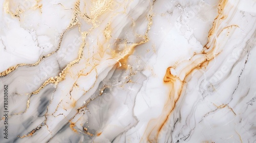 "Luxurious Marble Elegance: Warm Tones Macro Texture"