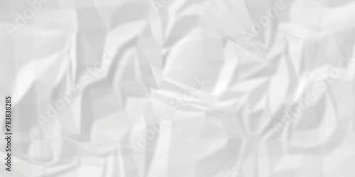 White wrinkly backdrop paper background. panorama grunge wrinkly paper texture background, crumpled pattern texture. paper crumpled texture. white fabric crushed textured crumpled.